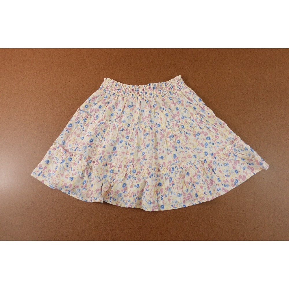 Vintage Havana Girls Size Large Ditsy Floral Print Smocked Waist Skirt NWT